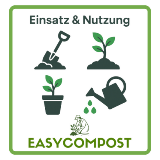 Titelbild: Einsatz und Anwendung von reifem Kompost im Garten