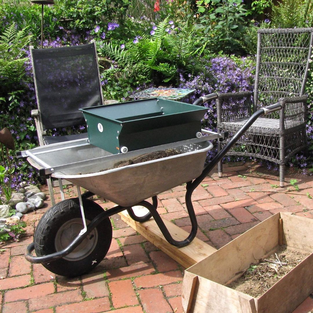 Jetroc II – Das Kompostsieb / Kompostiersieb / Gartensieb für mühelose Gartenarbeit und Kompostieren - Aktion 10